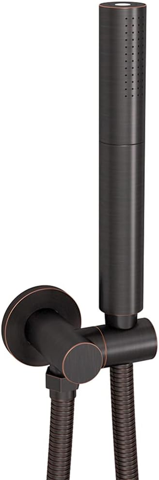 Oil Rubbed Bronze Handheld Shower Head with Flexible Hose and Brass Bracket, Pack of 2 G45378