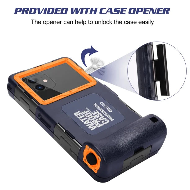 Waterproof Protective Case for Coolpad Cool 12A and Phones Up to 6.9 Inch with Lanyard T4796