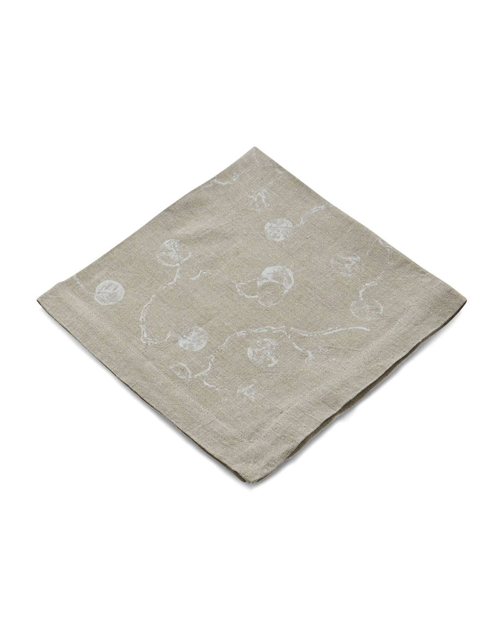 Botanical Leaf Printed Dinner Napkin Set of 4 Q7265