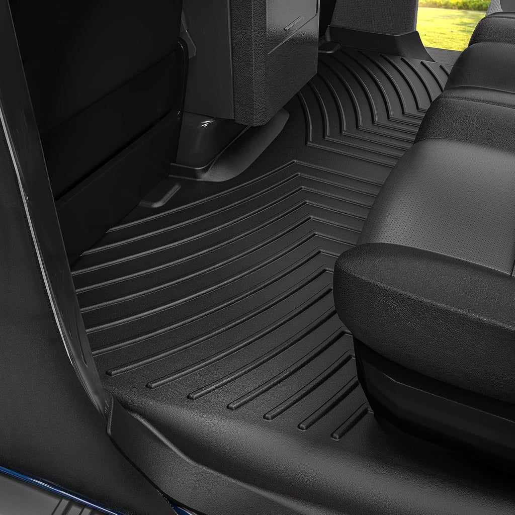 Black TPE Floor Mats for Dodge Ram 1500 Crew Cab P906482