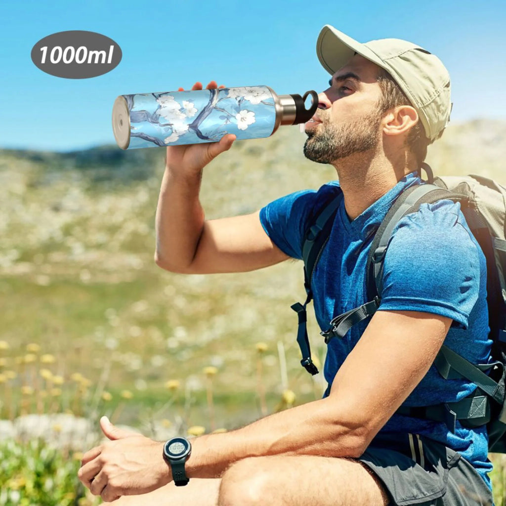 Insulated Stainless Steel Water Bottle with Straw Lid 20 oz U592182