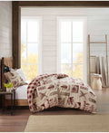 Twin Cabin Mini Flannel Comforter Set M84523