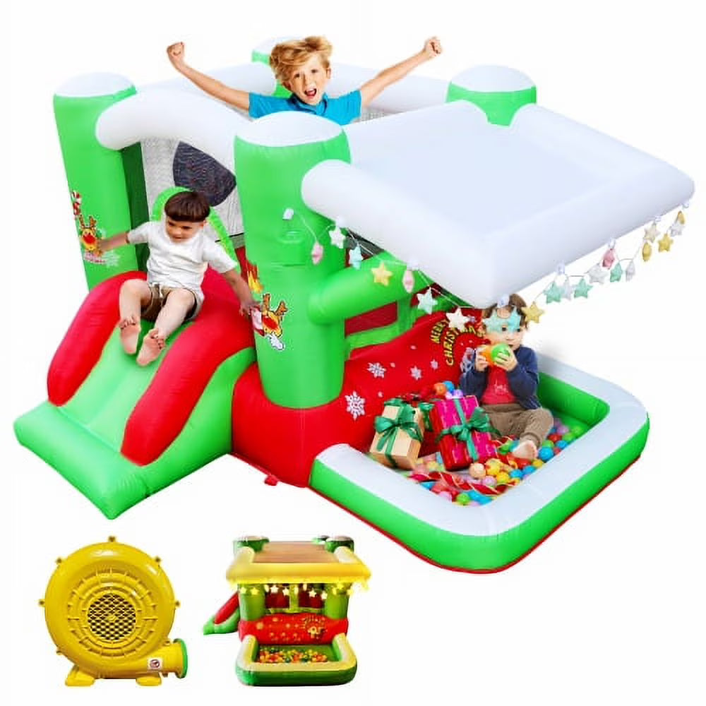 Inflatable Bounce House with Blower (80" x 91" x 55") L9906