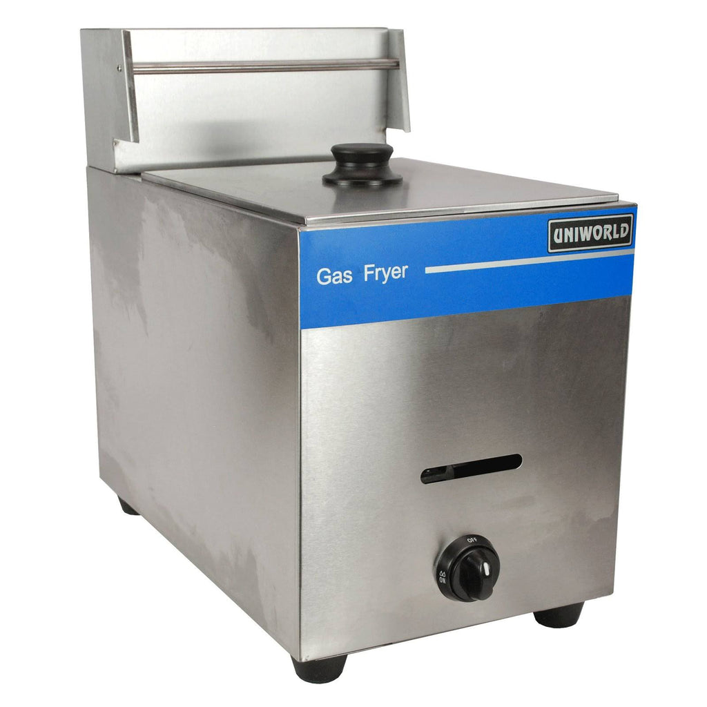 Stainless Steel Single Basket Liquid Propane Deep Fryer Z95875