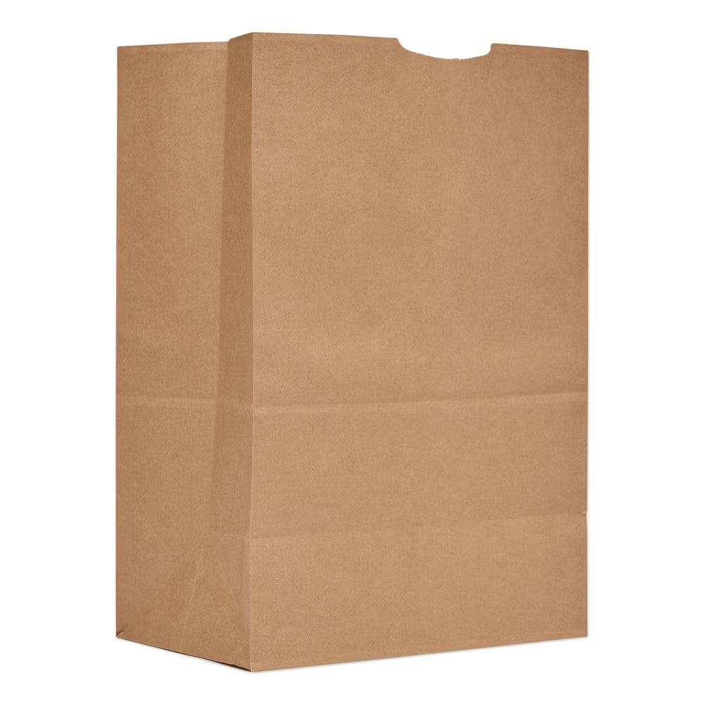 1/6 BBL Kraft Grocery Paper Bags (500/Bundle) U201140