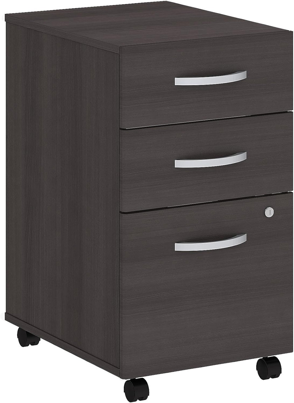 3 Drawer Mobile File Cabinet in Storm Gray J88121