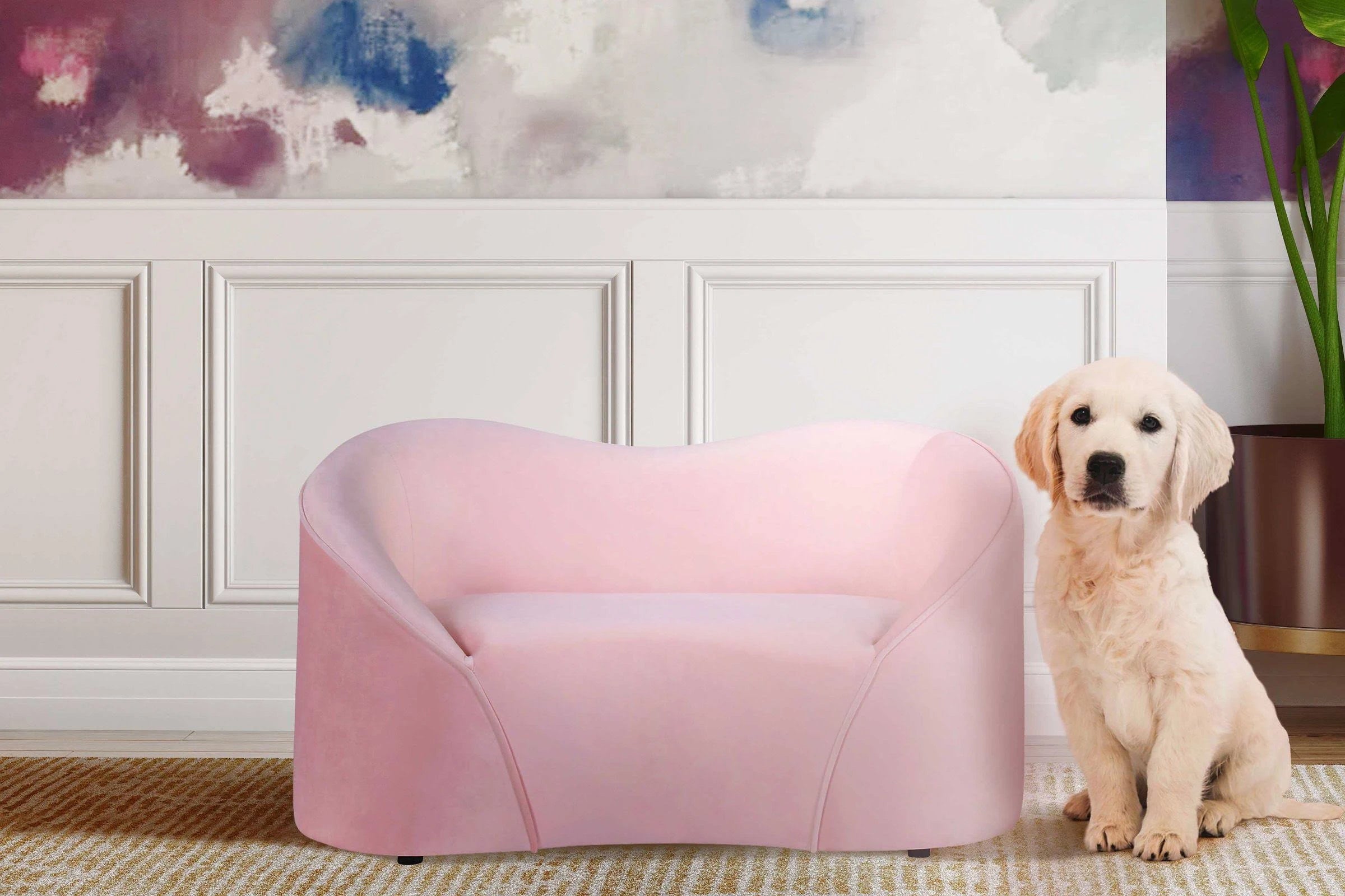 Poodle Blush Pet Bed R6136