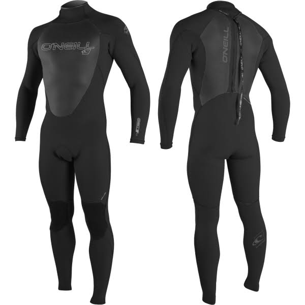 Black 4/3mm Back Zip Wetsuit T3275