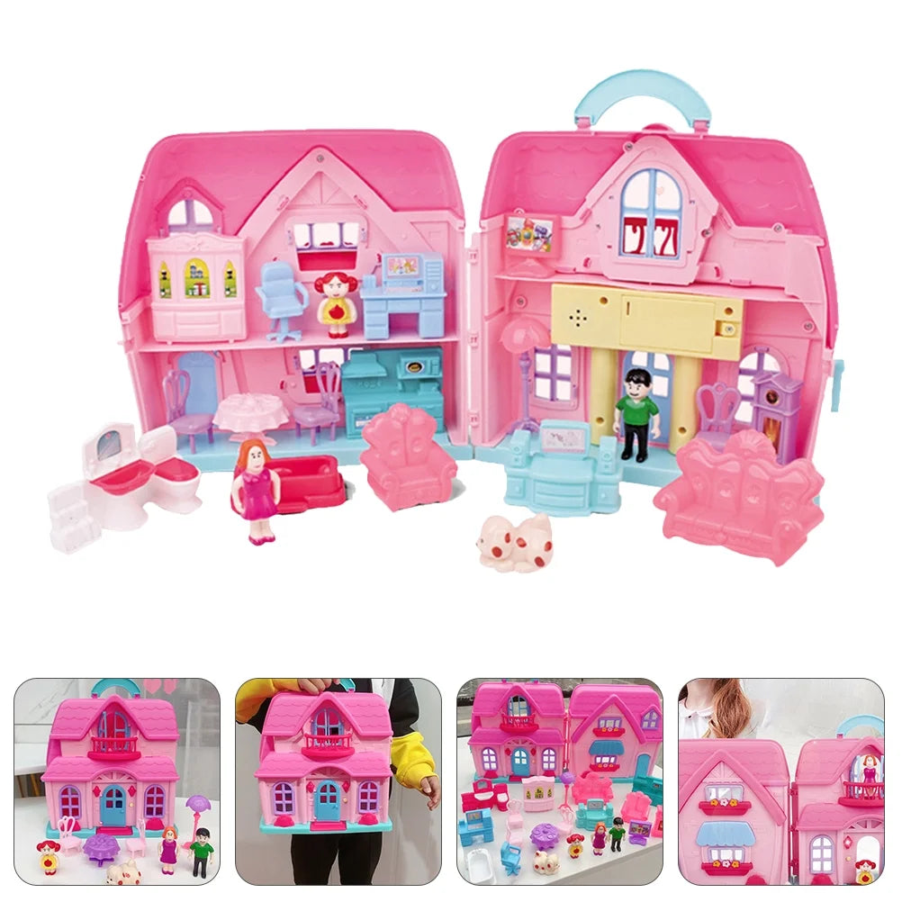 Portable House Two-storey Villa Mold Toy R313097