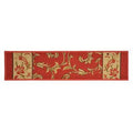Floral Red Stair Tread Rectangle H9054