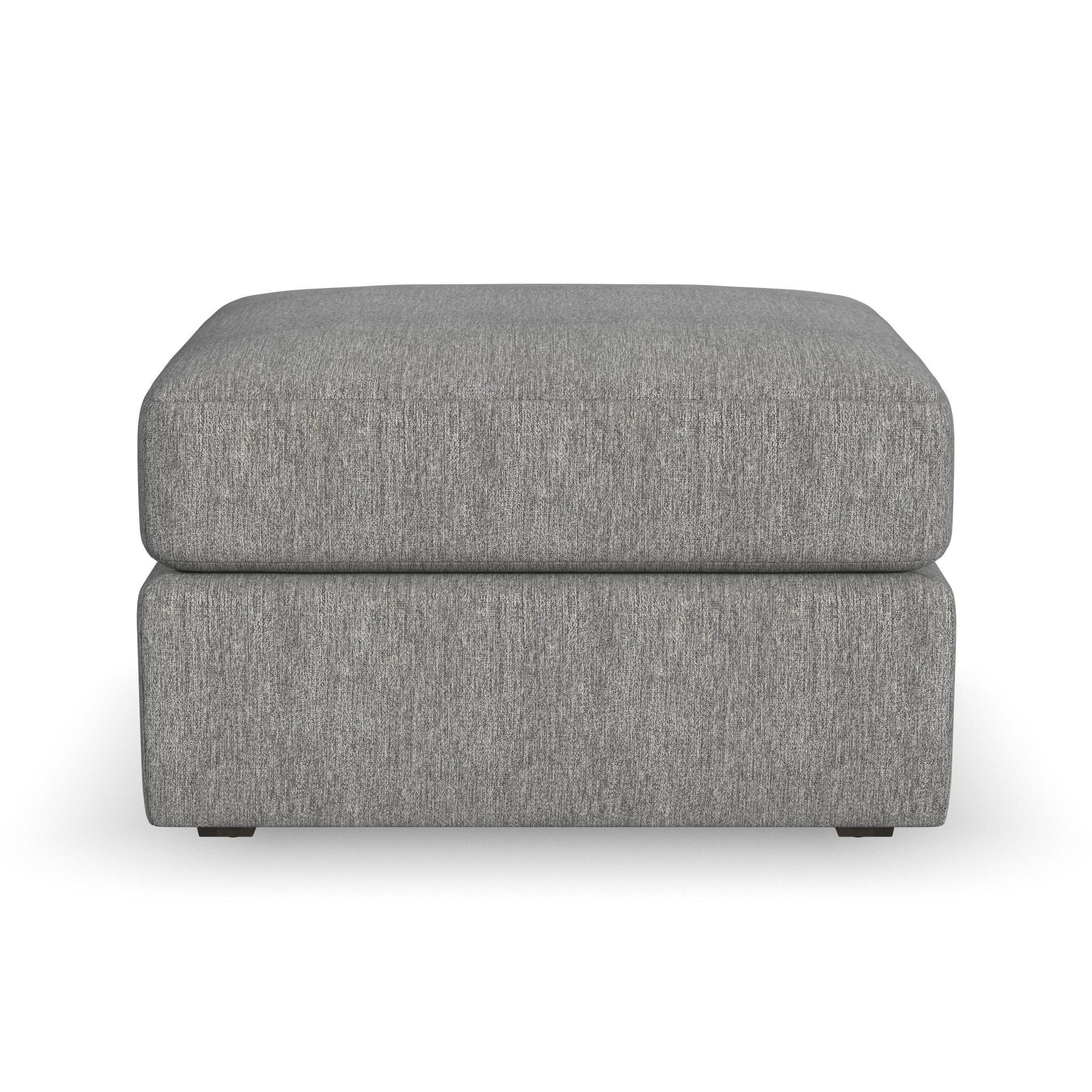 Gray Square Bumper Ottoman with Performance Fabric L170652