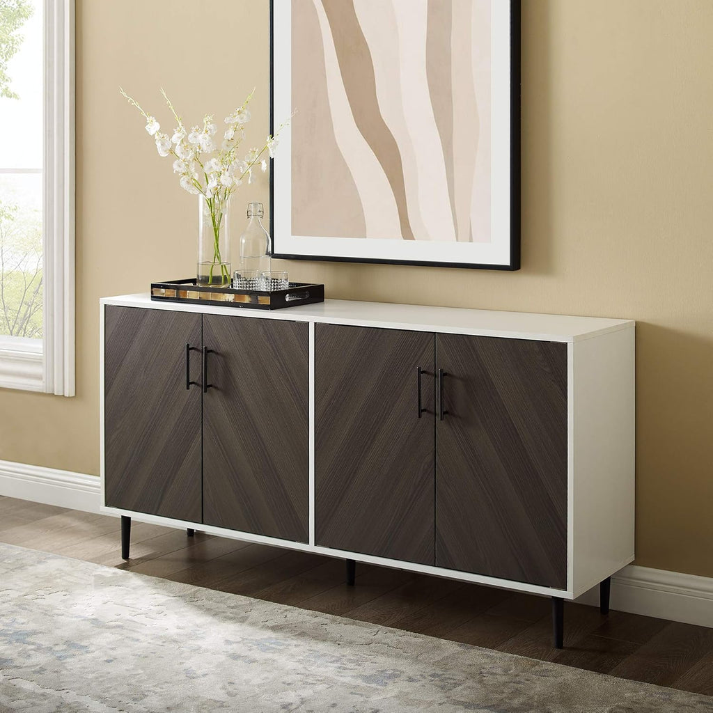 White 2 Door Accent Cabinet E72469