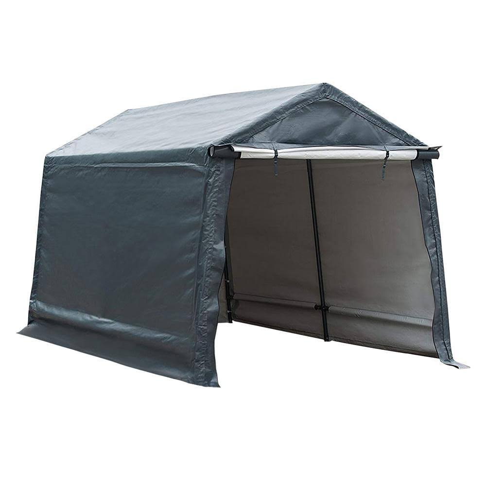 Dark Grey Steel Carport L326