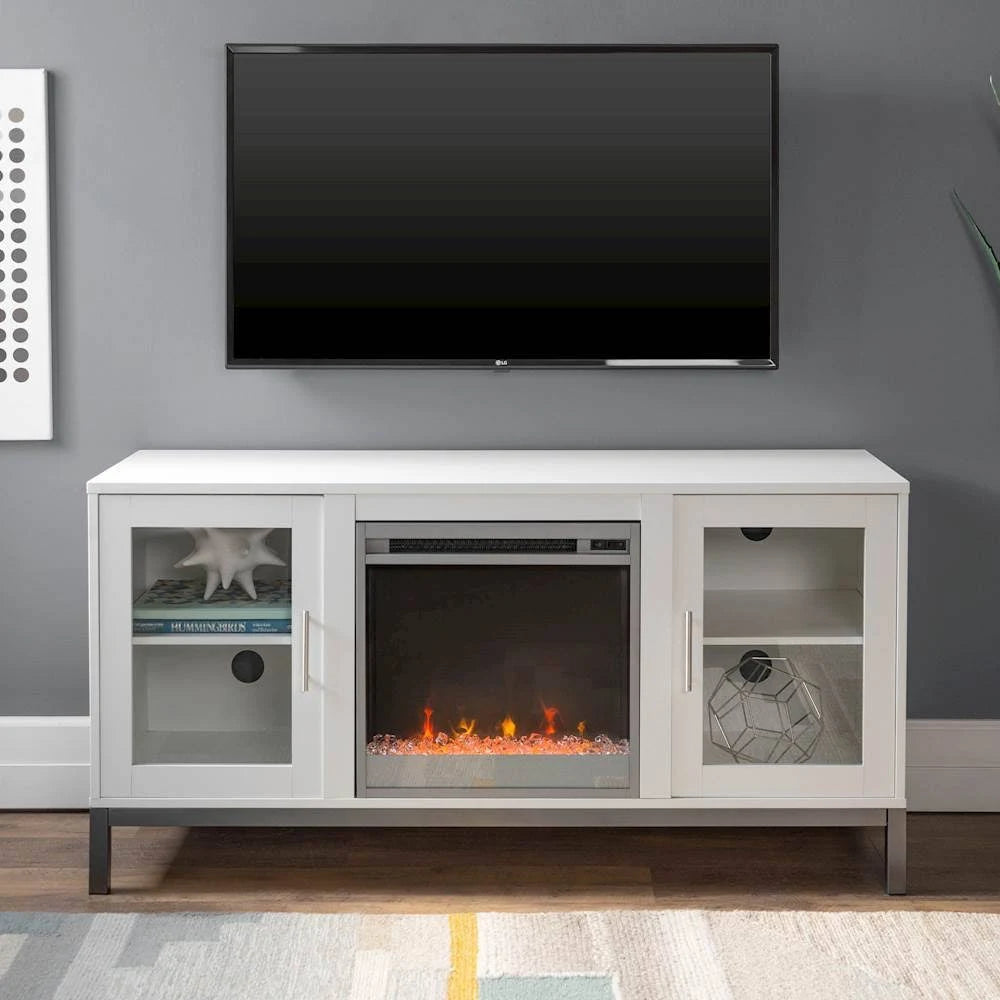 52x22 Wood Fireplace TV Console H35295