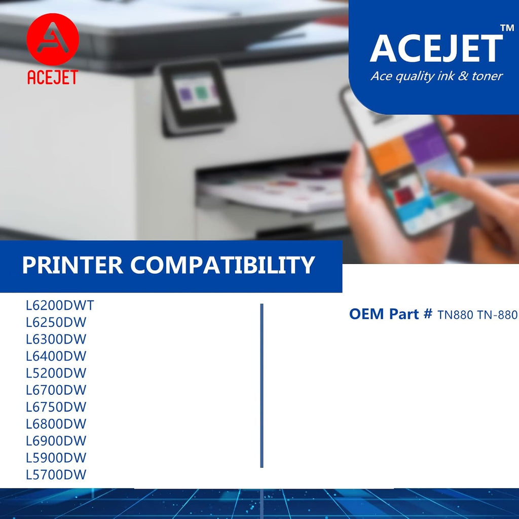 Compatible Toner Cartridge for Brother Printers (2 Blacks, 12,000 Pages) K483
