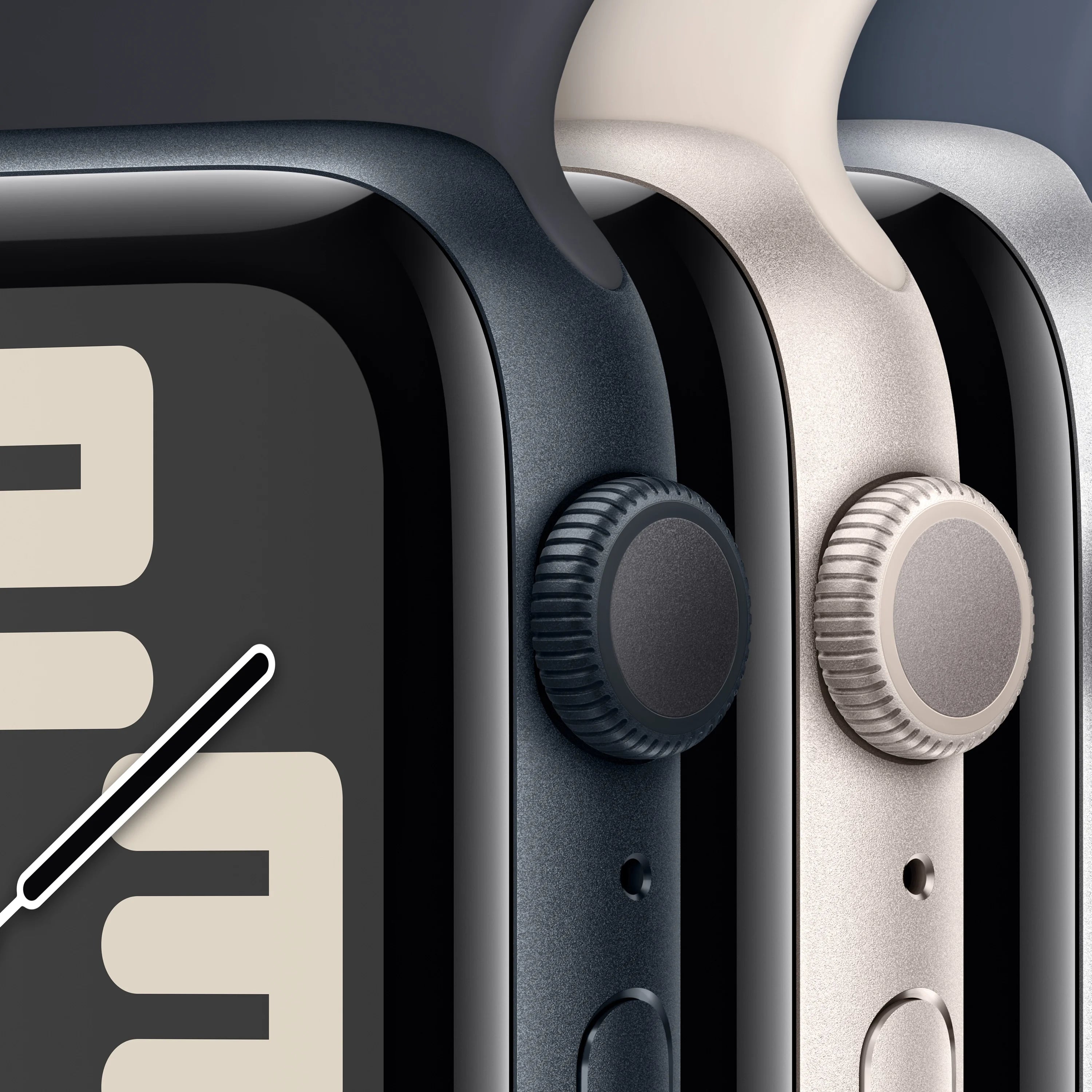 Starlight Aluminum Case Apple Watch SE GPS 44mm with Starlight Sport Band D394390
