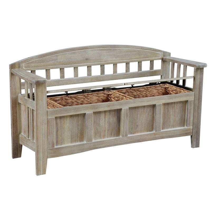 Storage Bench in Natural Brown L7836