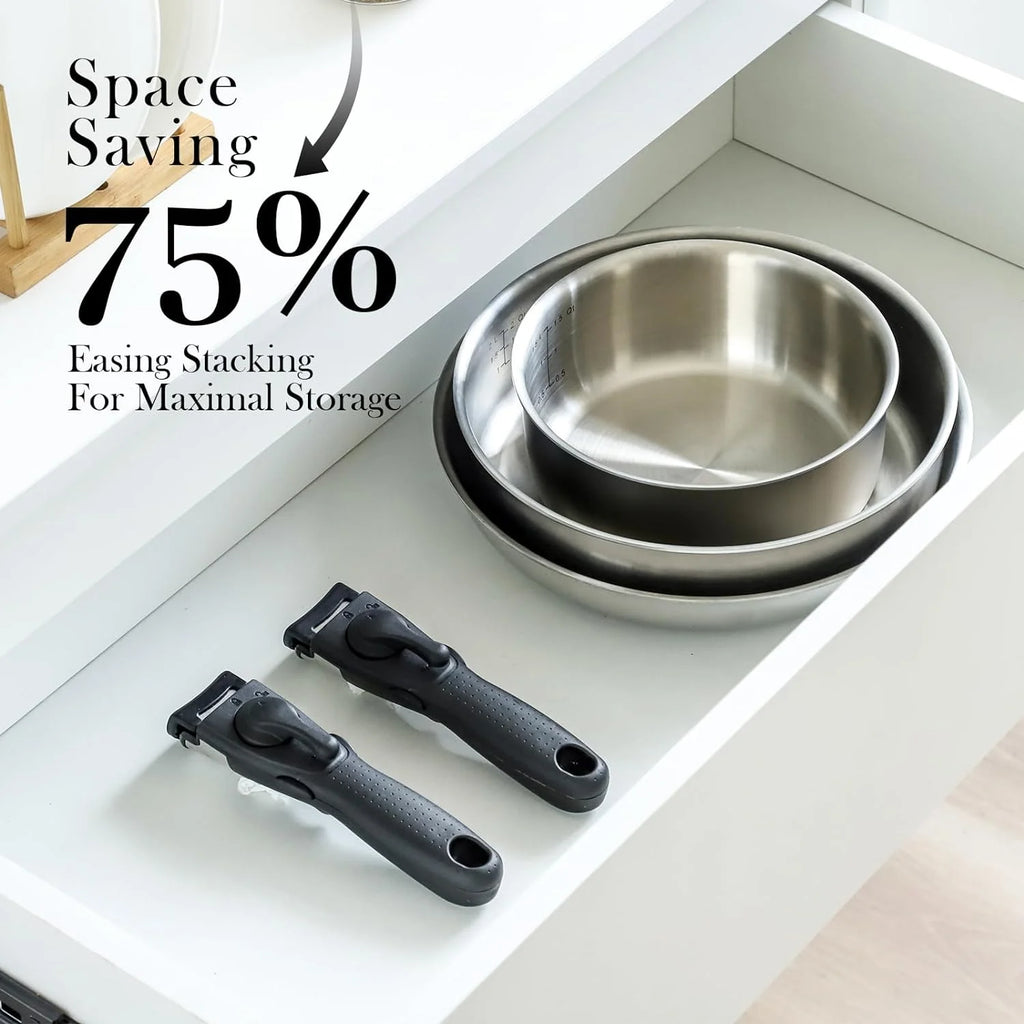 20 Piece Stainless Steel Cookware Set with Lid C3718
