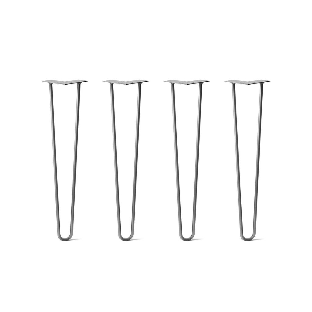 Hairpin Legs Set of 4, Raw Steel I192561
