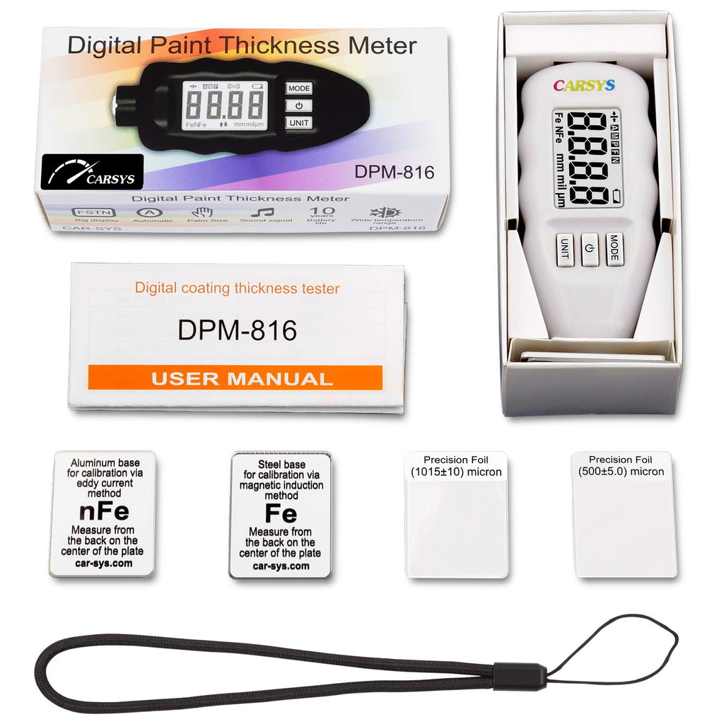 White Paint Meter with LCD Backlight V819288
