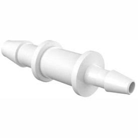 3/32x22 to 1/16x22 Barbed Reduction Coupler, White Nylon M72887