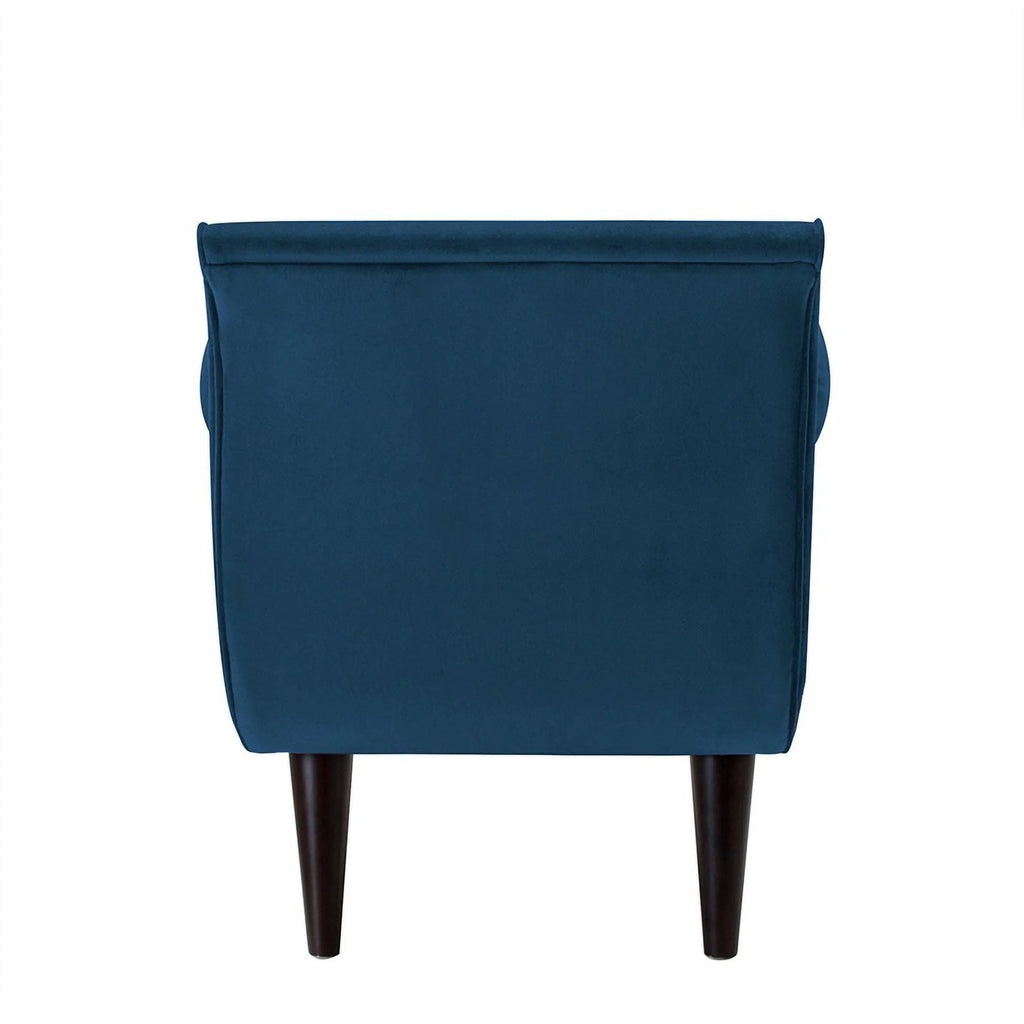 Teal Velvet Tufted Entryway Bench C17544