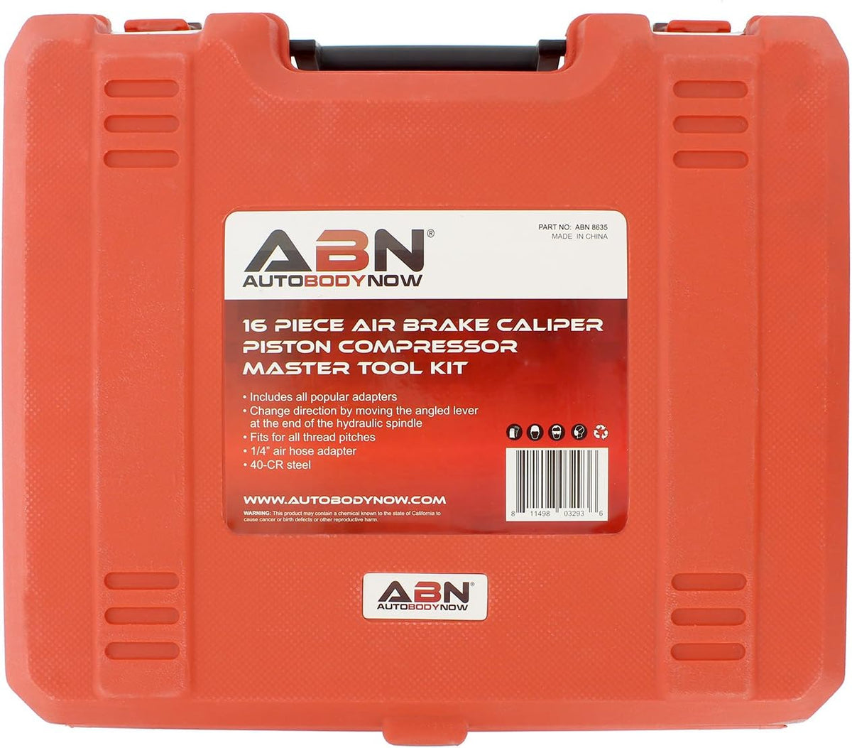 16-pc Pneumatic Brake Caliper Compressor Tool Pack of 2 I352910