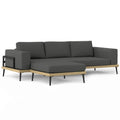 Slate Gray Outdoor 2 Piece Sofa Sectional V519631