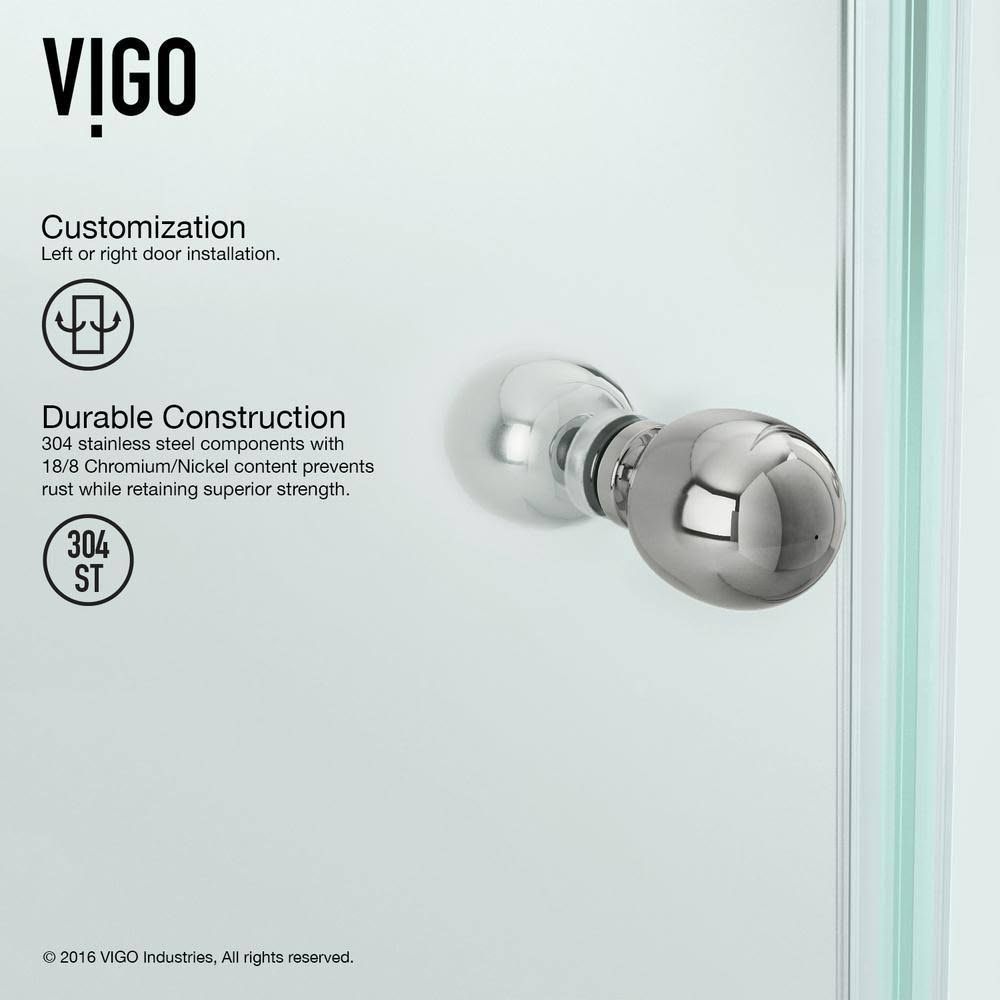 Frameless Neo-Angle Shower Enclosure with Low-Profile Base R795829