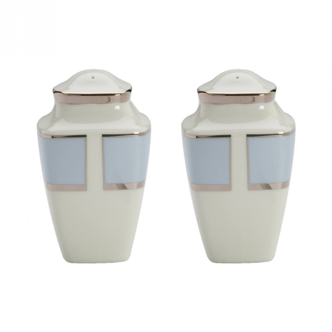 Blue Frost Square Salt and Pepper Shaker B435