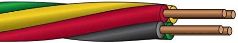 10/3 With Ground Twisted Submersible Well Pump Cable 600V (350FT) A408