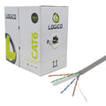 Cat6 UTP 23AWG 1000 ft Bulk Ethernet Cable Gray D4344