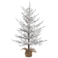 Flocked Winter Twig Pine W308057
