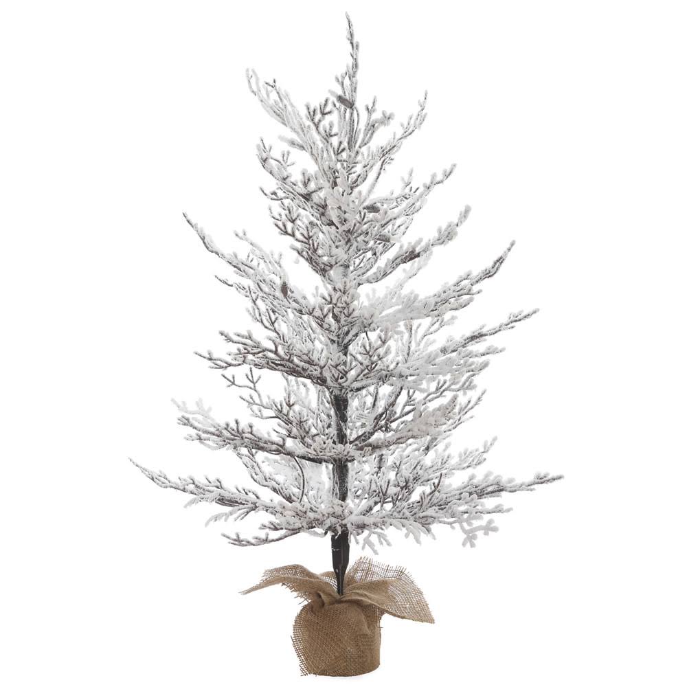 Flocked Winter Twig Pine W308057