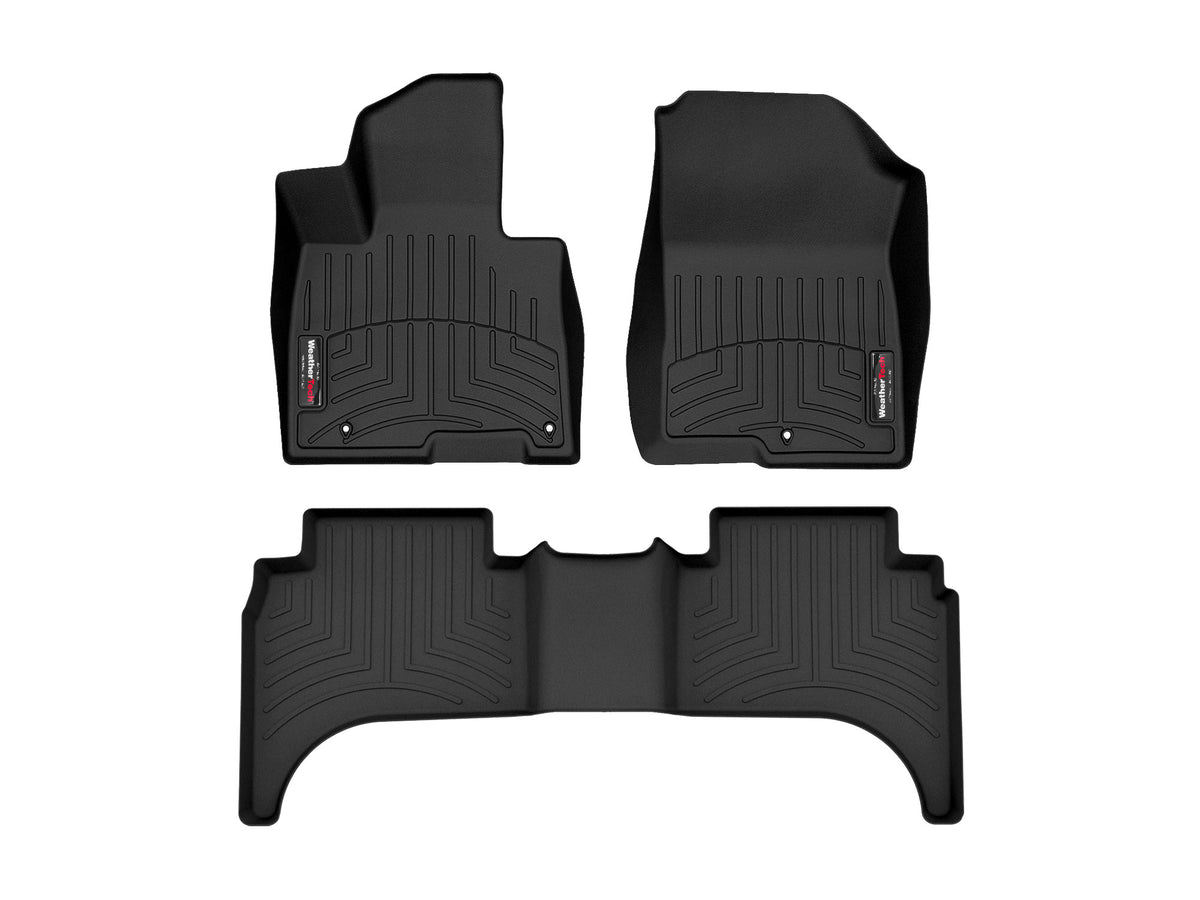 Black Custom Fit FloorLiners for Hyundai Santa Cruz L5511