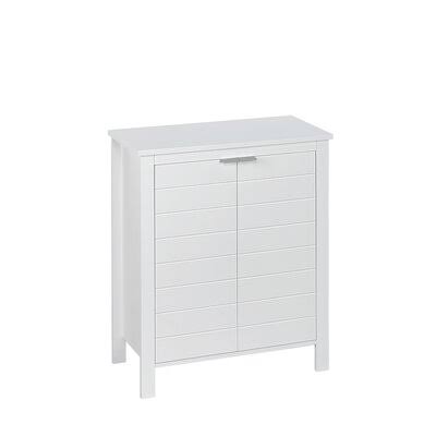 White Free-Standing Bathroom Cabinet P418275