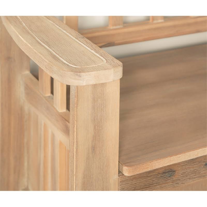 Storage Bench in Natural Brown L7836