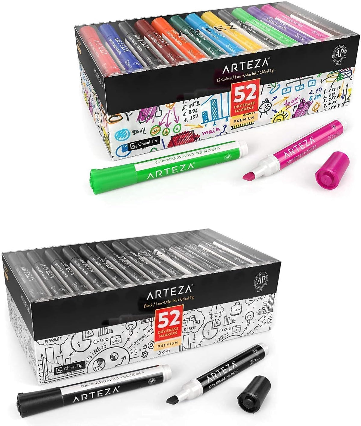 Dry Erase Markers Bundle Pack of 2 Q40868