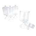 Clear Plastic Candy Jar Container, 12-Count G78912