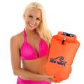 Swim Buoy Drybag for Open Water Swimmers, 20 Liter Orange PVC R1323
