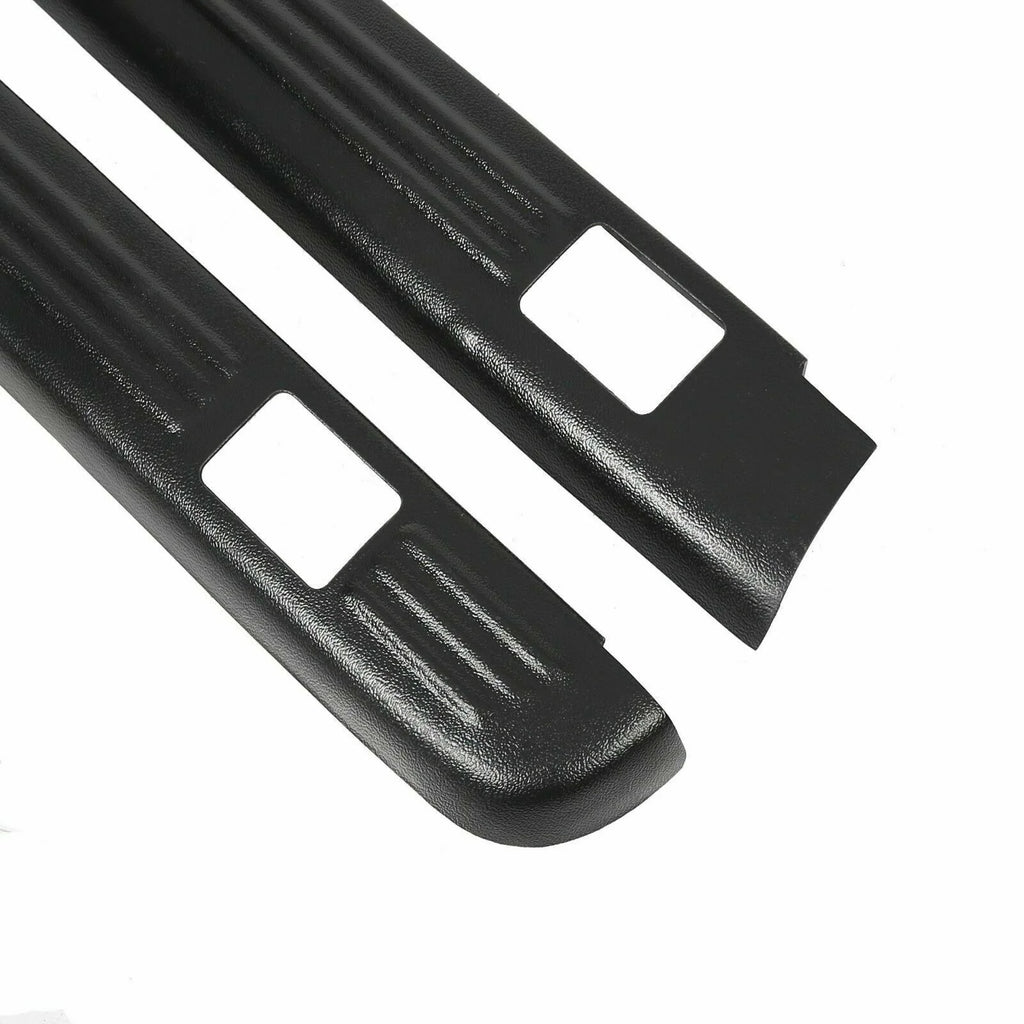 Black Bed Rail Caps Cover For Chevrolet GMC 6'6" Bed W292