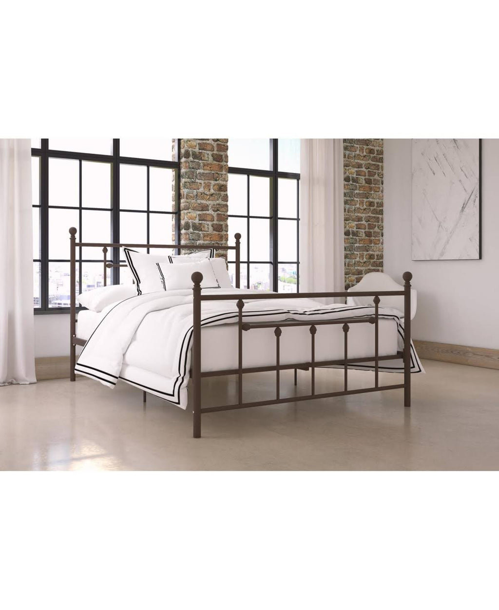 Bronze Full Metal Bed V203