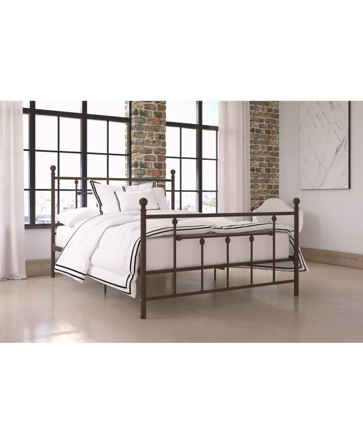 Bronze Full Metal Bed V203