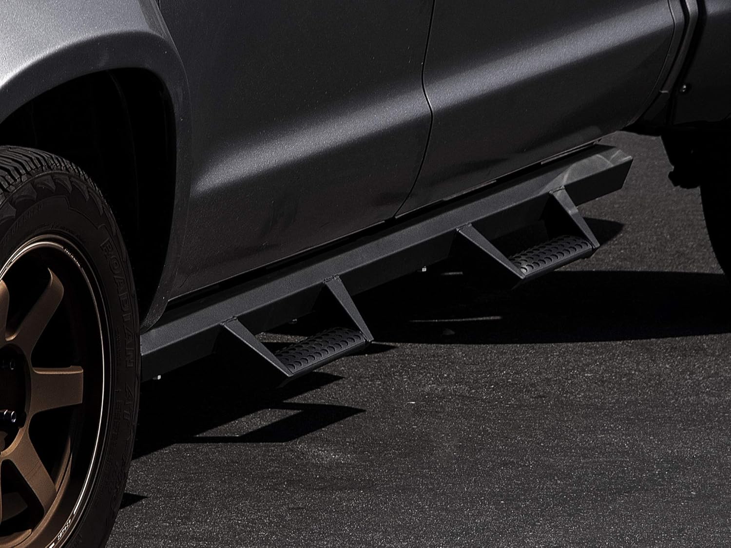 Matte Black Drop Step Bars D264219