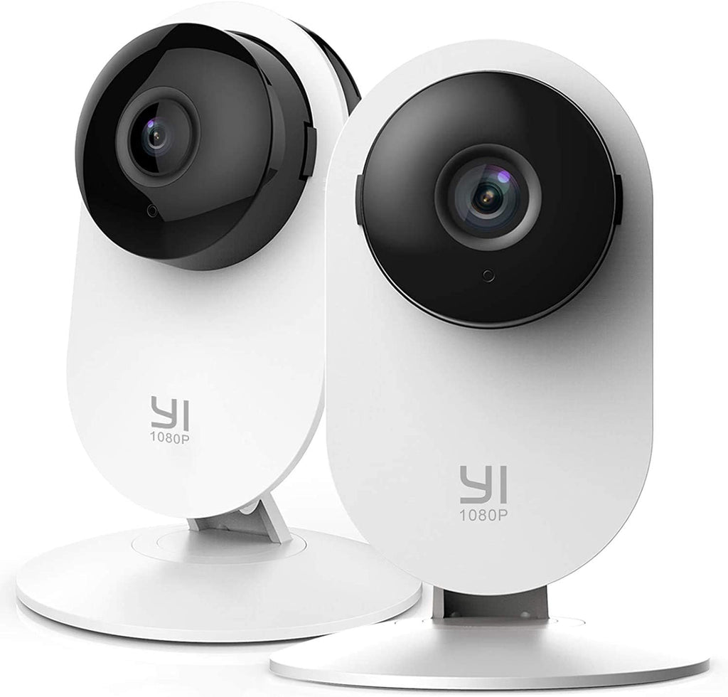 2pc 1080p WiFi Smart Indoor Security Camera with Night Vision and 2-Way Audio B368565