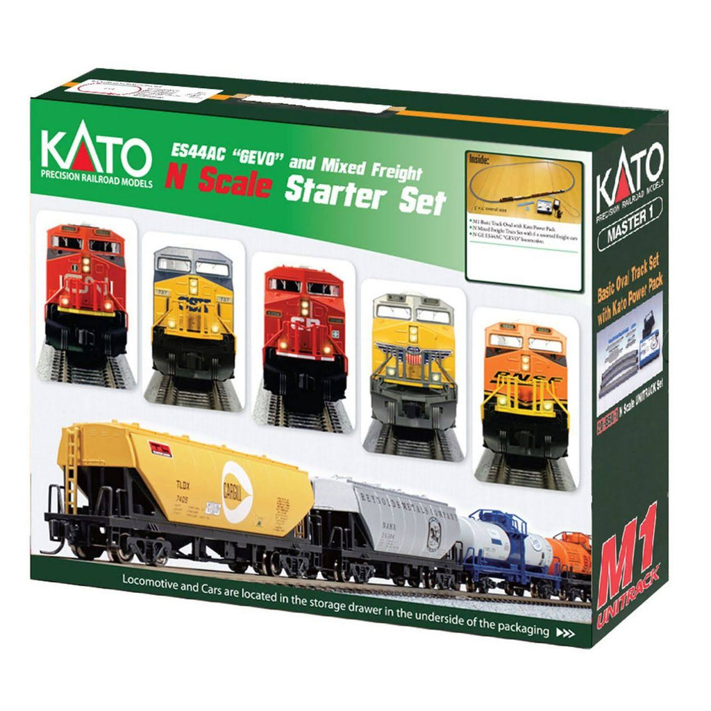 N Scale ES44AC CN Locomotive Freight Starter Set C884