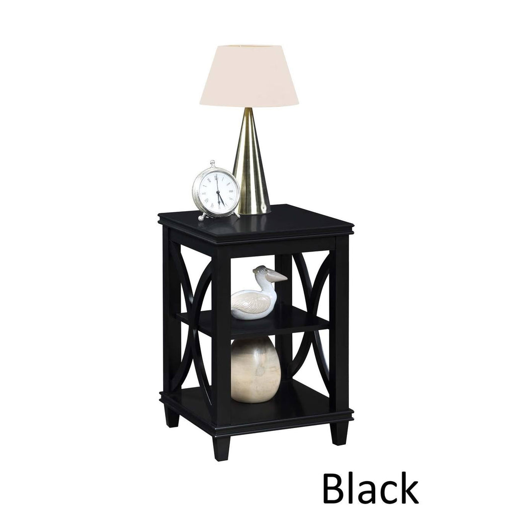 Driftwood / White End Table M451