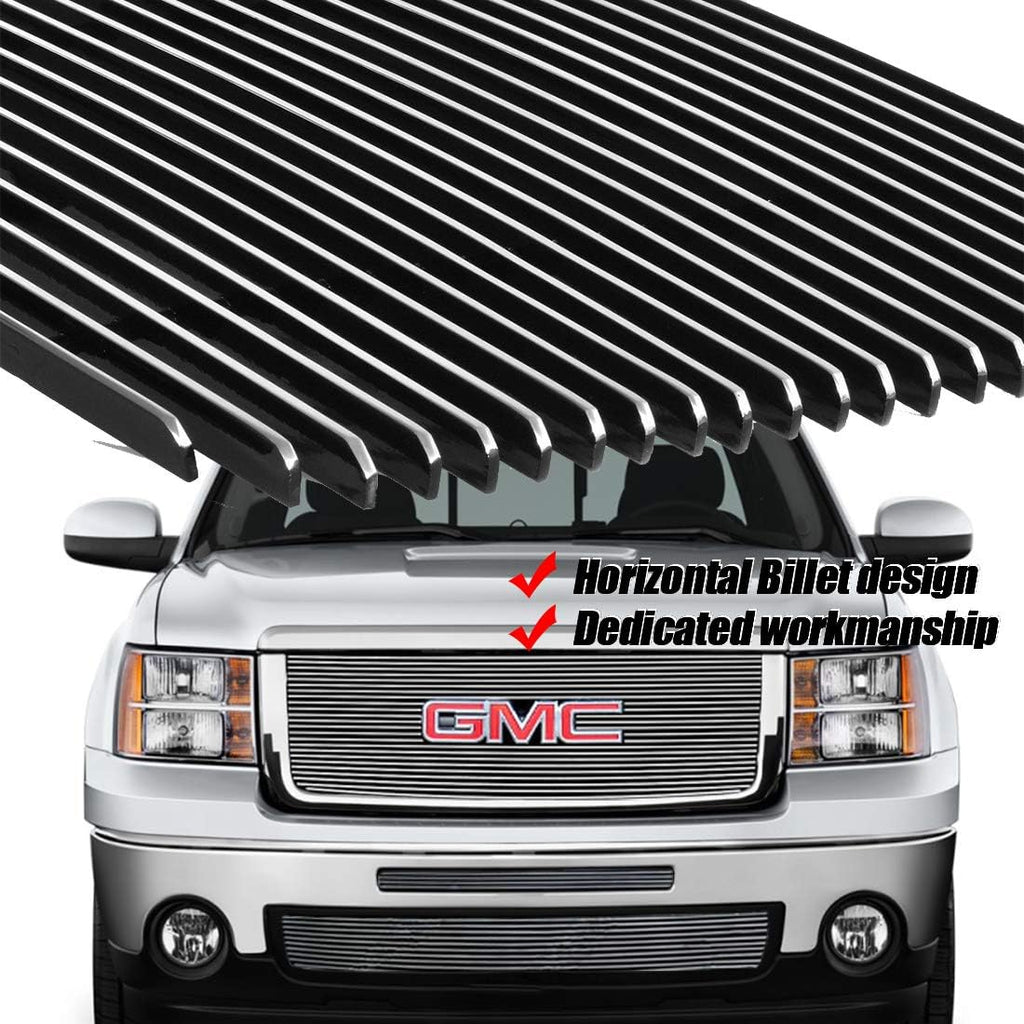 Chrome Billet Grille Grill Combo for GMC Sierra 1500 H490