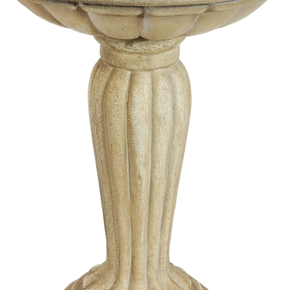 Grecian Reinforced Concrete Bird Bath - 16-inch T23086