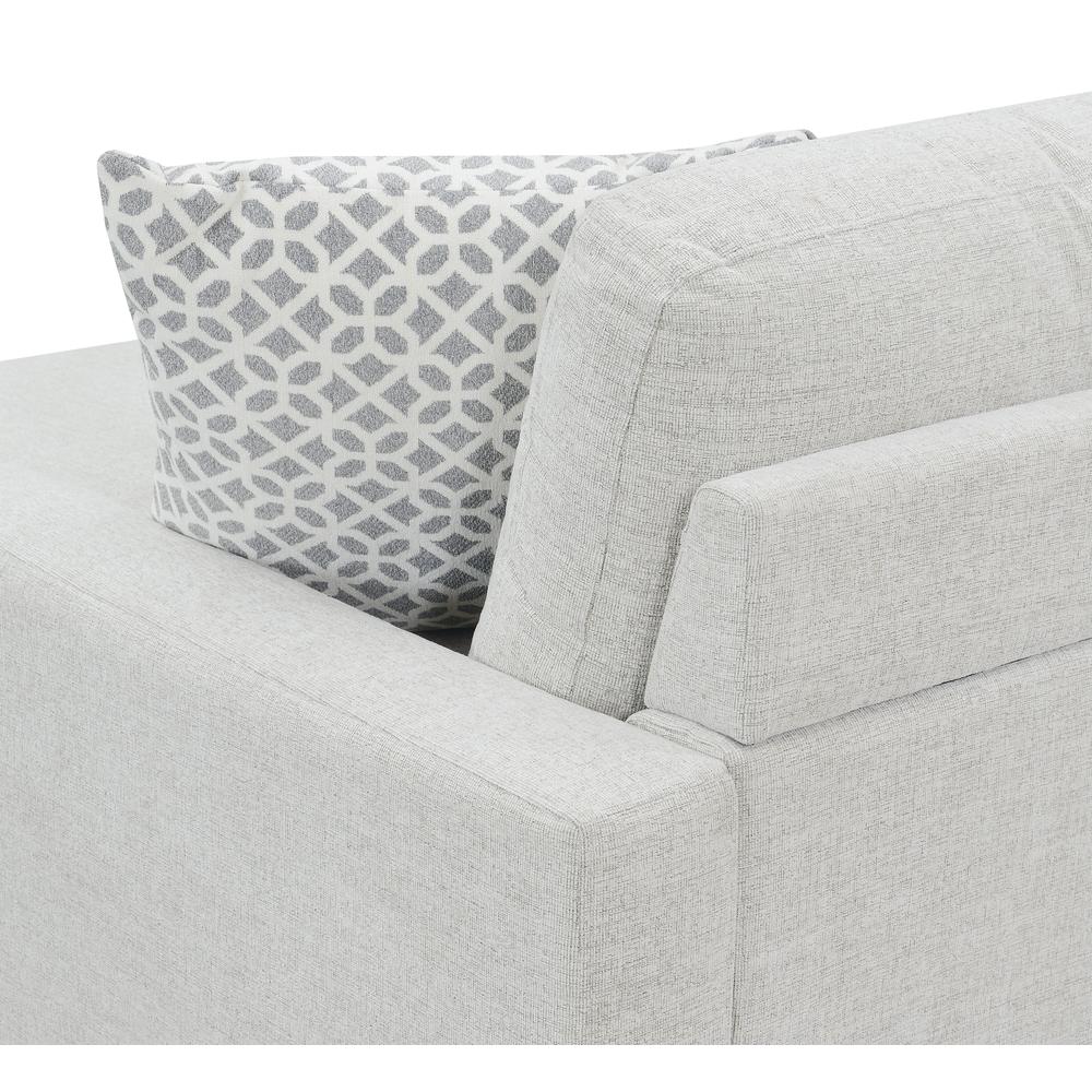 Chaise Sectional with Pillows E206